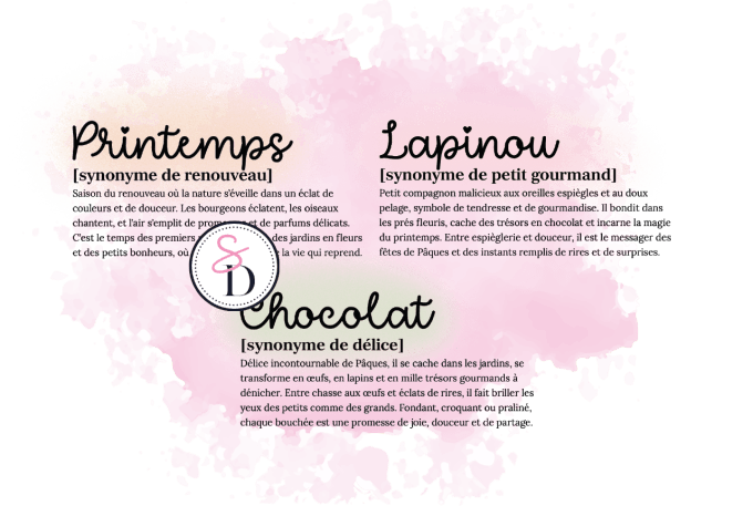 Tampon caoutchouc - Synonymes - Les trésors de Pâques