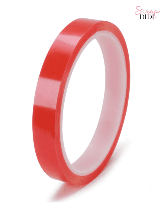 Ruban adhésif double face transparent 12mm x 10m pour scrapbooking – Scrap Didi