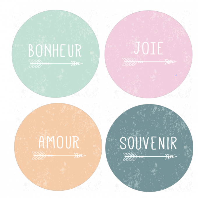 Badges Collection Bohémienne - Lot n°2