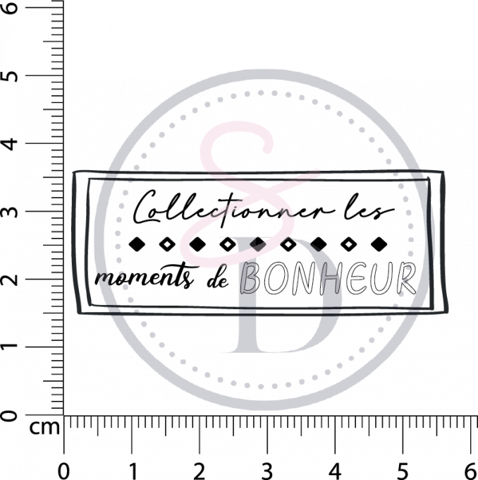 Tampon Collectionner les moments de bonheur