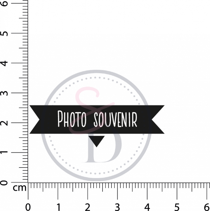 Tampon photo souvenir