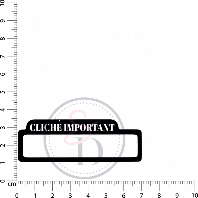Tampon - Cliché important