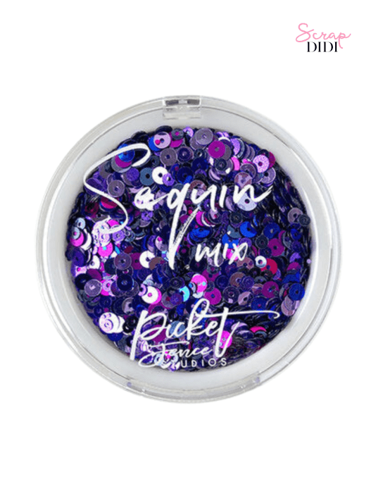 Sequin Mix Berry Infusion – Sequins Scrapbooking – Picket Fence Studios