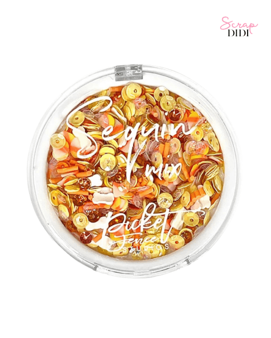 Sequin Mix Candy Corn Halloween – Sequins & Embellissements Scrapbooking – Picket Fence Studios