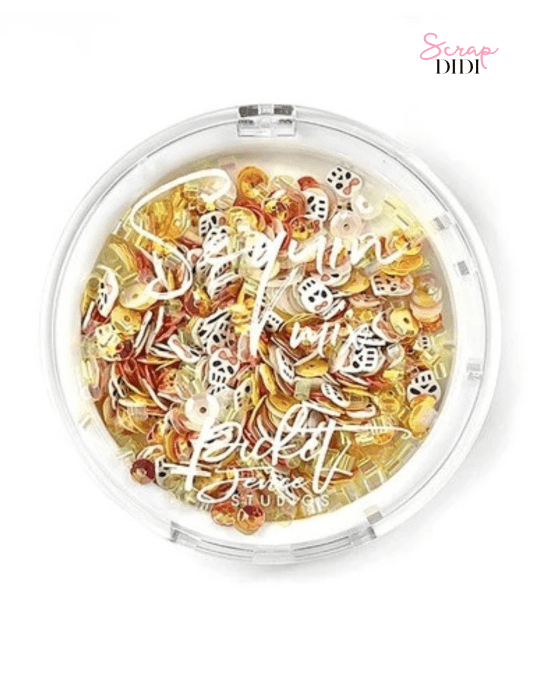 Sequin Mix Skeleton Crew – Sequins Scrapbooking Halloween – Picket Fence Studios