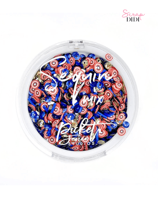 Sequin Mix Superhero – Sequins & Embellissements Scrapbooking – Picket Fence Studios
