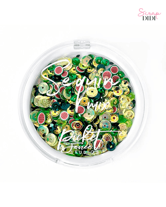 Sequin Mix Watermelon Crush – Sequins & Embellissements Scrapbooking – Picket Fence Studios