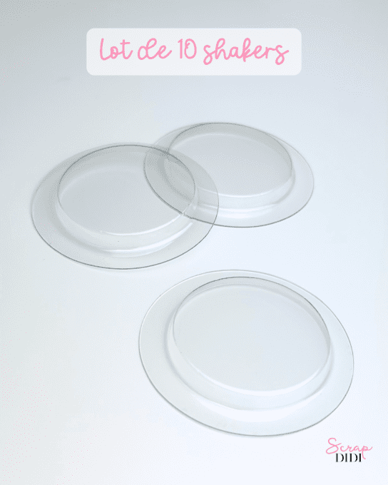 Shaker ROND - Lot de 10 coques