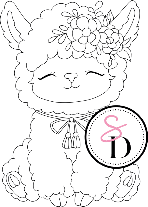 Tampon caoutchouc - Alpaga bohémien - Rêverie Bohémienne