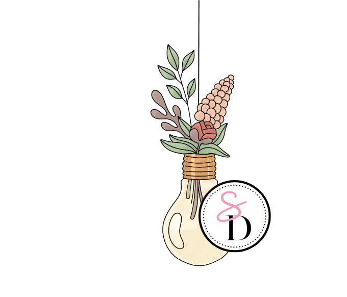 Tampon caoutchouc - Ampoule printanière - Rêverie Bohémienne