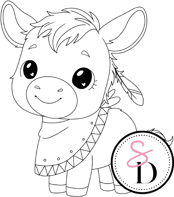 Tampon caoutchouc - Âne bohème - Rêverie Bohémienne