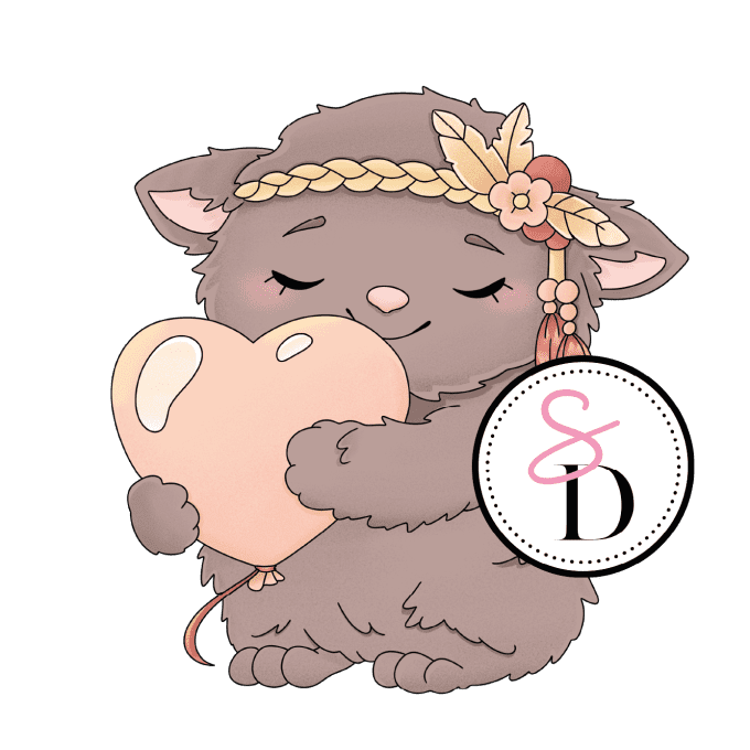 Tampon caoutchouc - Câlin paisible - Rêverie Bohémienne