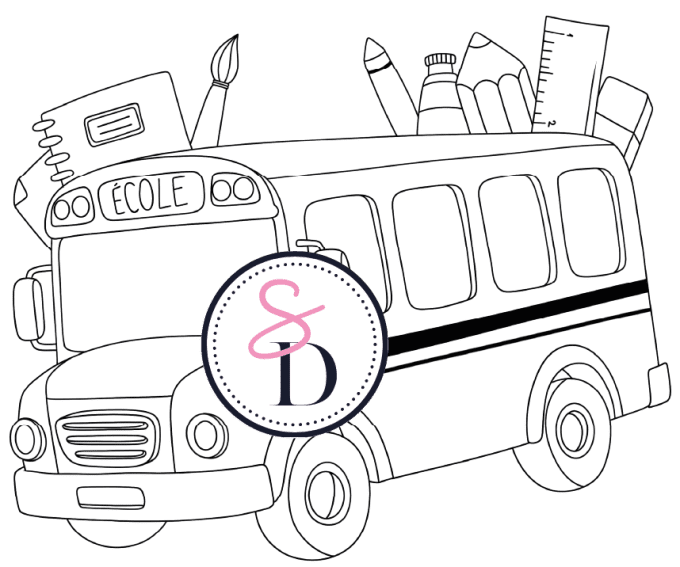 Tampon caoutchouc – BUS MAGIQUE – Au pays des artistes