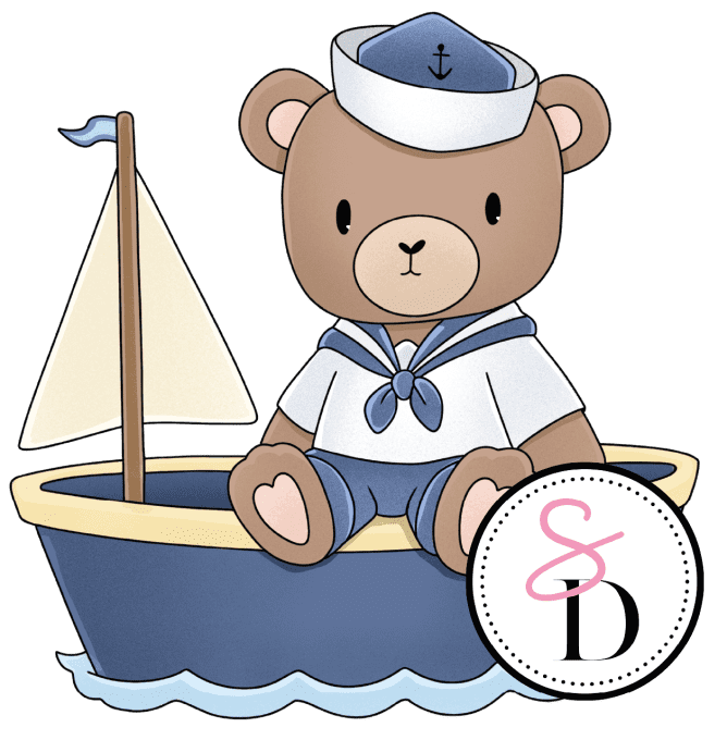 Tampon Caoutchouc – Capitaine Ourson – Un Air Marin