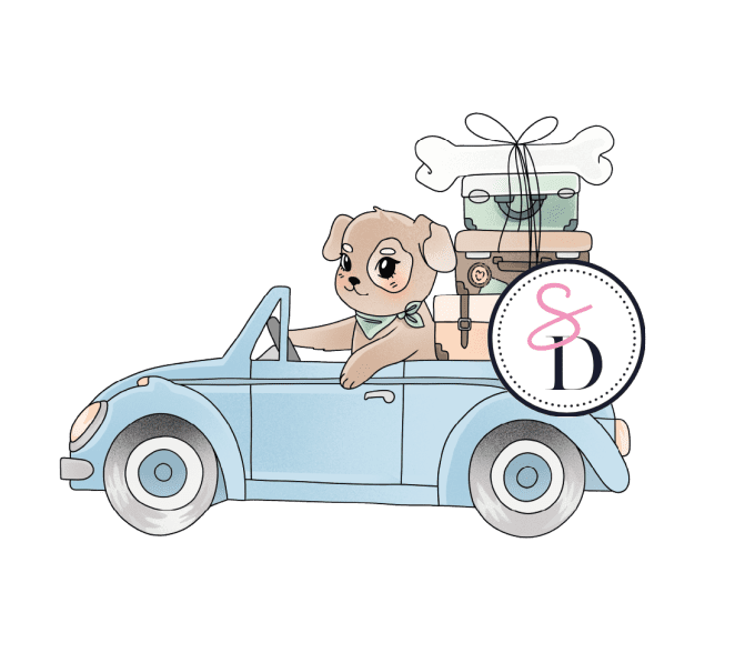 Tampon caoutchouc - CHIEN BAROUDEUR - Carnet de Bord