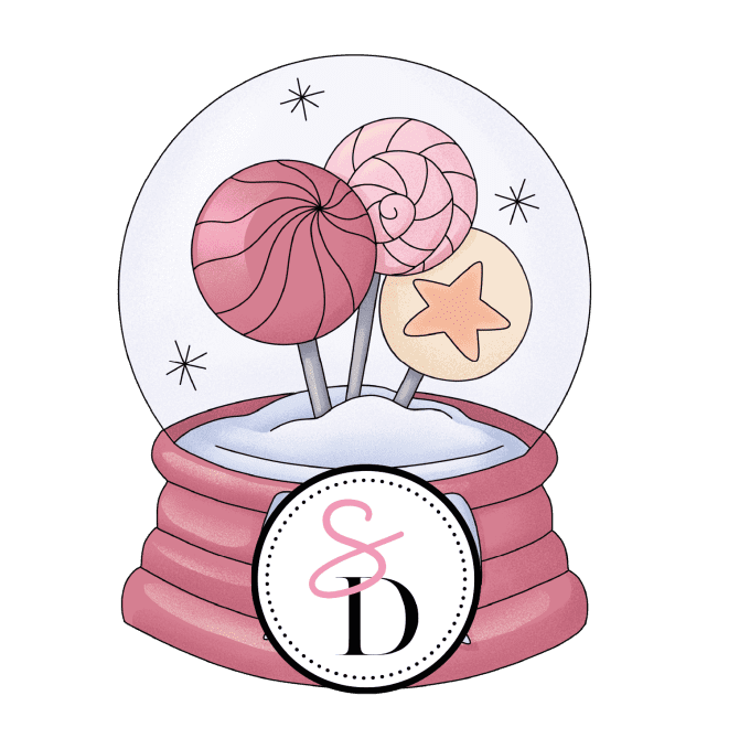 Tampon caoutchouc – Boule à Neige Sucrée – Douceurs d’hiver