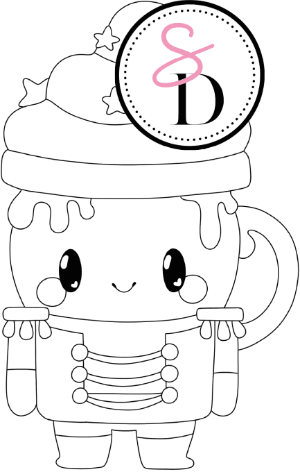 Tampon caoutchouc – Casse-Noisette Gourmand – Douceurs d’hiver