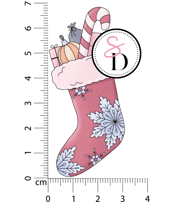 Tampon caoutchouc – Chaussette Gourmande – Douceurs d’hiver 