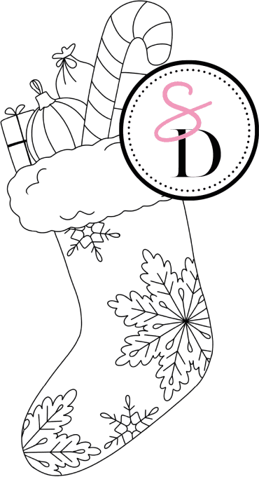 Tampon caoutchouc – Chaussette Gourmande – Douceurs d’hiver 