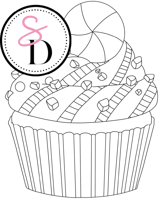 Tampon caoutchouc – Cupcake Hivernal – Douceurs d’hiver