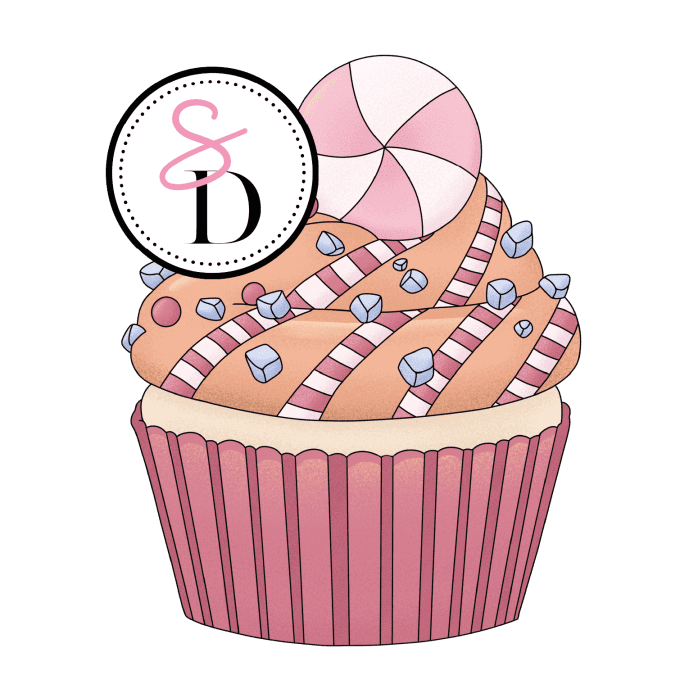 Tampon caoutchouc – Cupcake Hivernal – Douceurs d’hiver