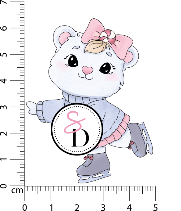 Tampon caoutchouc – Danse sur la glace – Douceurs d’hiver