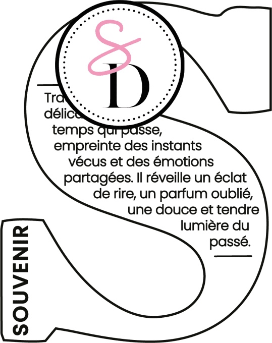 Tampon caoutchouc – Lettre Définition S : Souvenir – Douceurs d’hiver