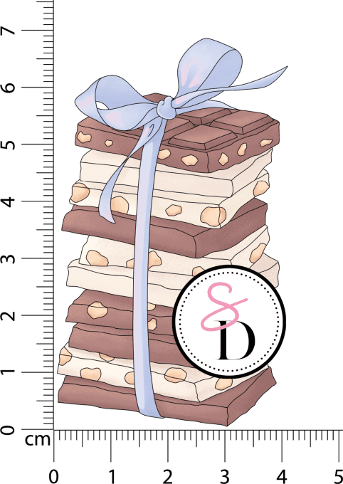 Tampon caoutchouc – Pile de douceurs – Douceurs d’hiver