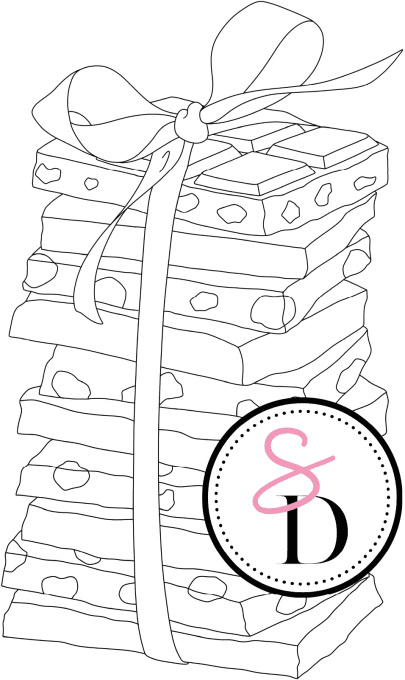 Tampon caoutchouc – Pile de douceurs – Douceurs d’hiver