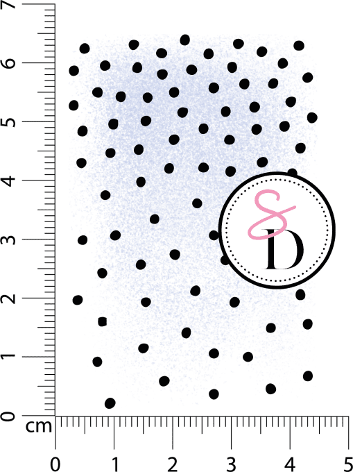 Tampon caoutchouc – Pluie de Flocons – Douceurs d’hiver