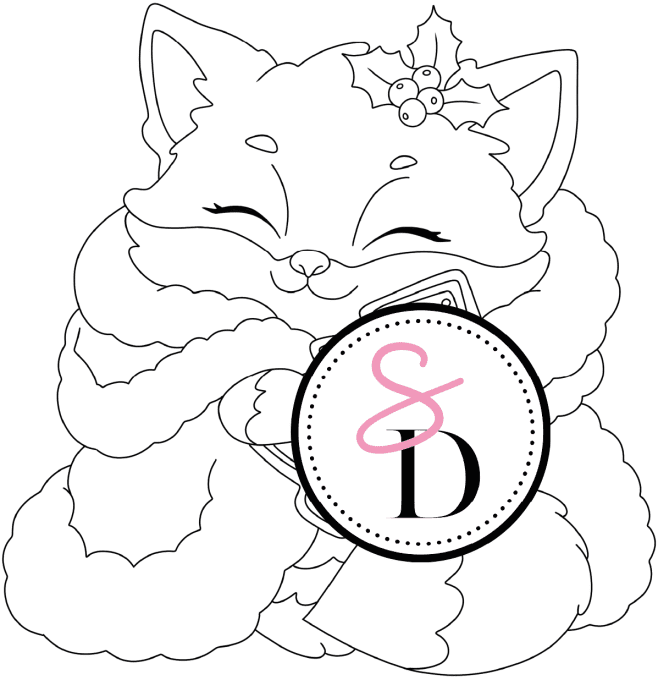 Tampon caoutchouc – Renard Gourmand – Douceurs d’hiver