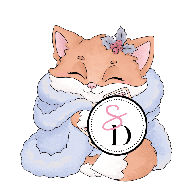 Tampon caoutchouc – Renard Gourmand – Douceurs d’hiver