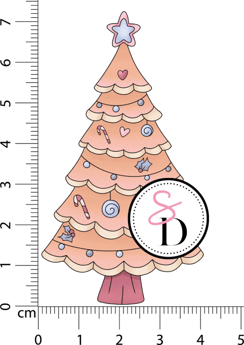 Tampon caoutchouc – Sapin Gourmand – Douceurs d’hiver