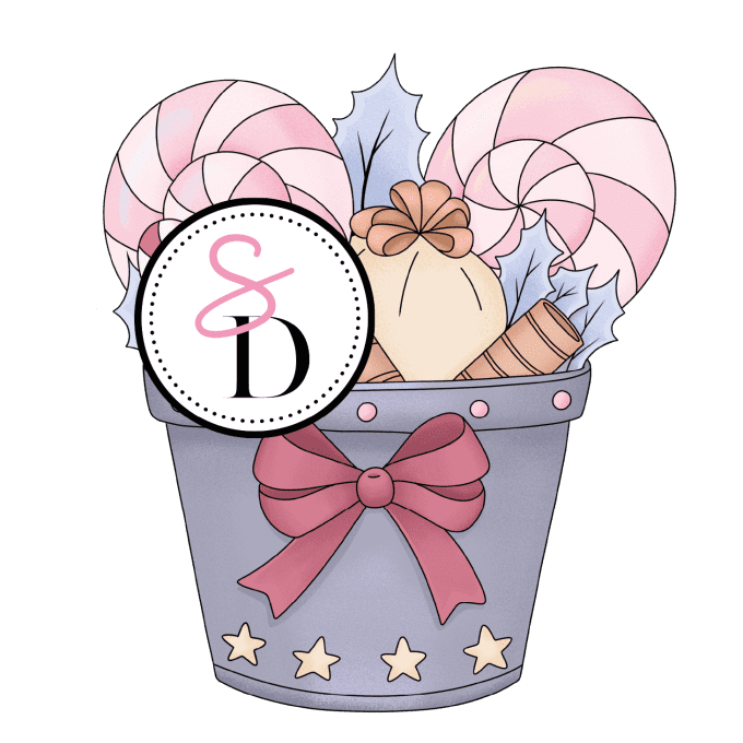 Tampon caoutchouc – Seau de Douceurs – Douceurs d’hiver 