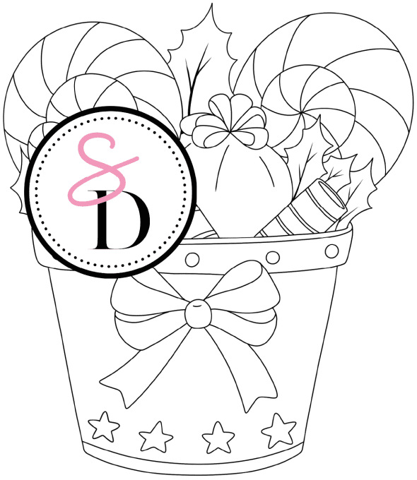 Tampon caoutchouc – Seau de Douceurs – Douceurs d’hiver 