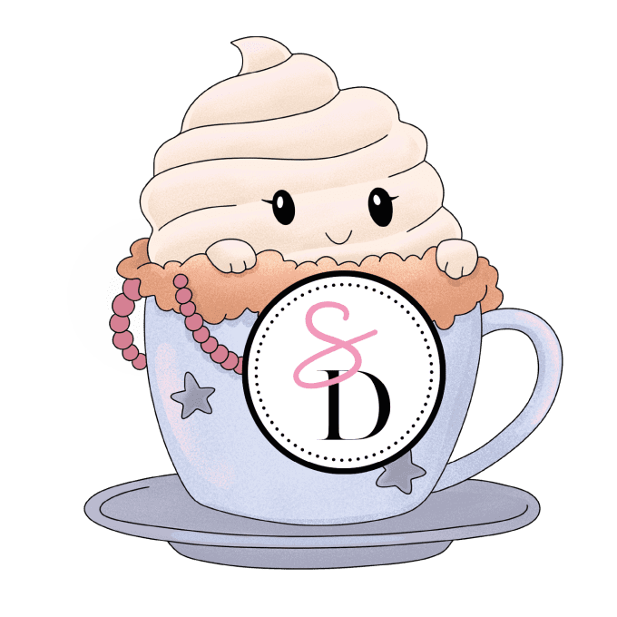 Tampon caoutchouc –  Tasse sucrée  – Douceurs d’hiver 