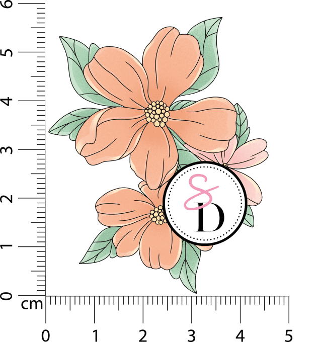 Tampon caoutchouc - Fleurs de printemps - Les trésors de Pâques | Nouvelle récolte