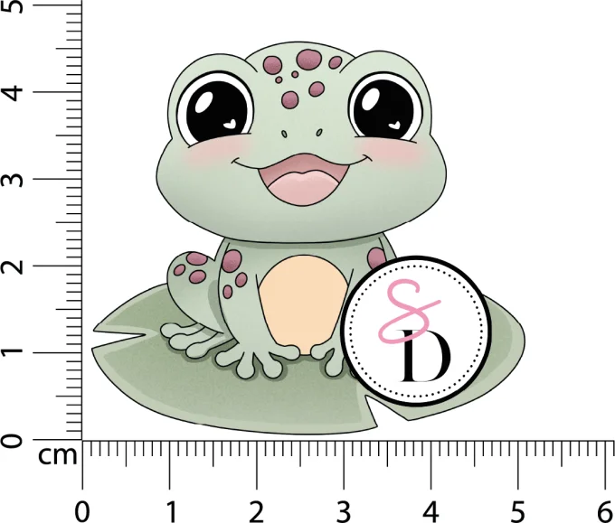 Tampon Caoutchouc – Jolie grenouille – Au cœur de la forêt