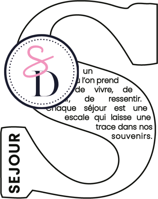 Tampon caoutchouc - LETTRE DÉFINITION S SÉJOUR - Carnet de Bord