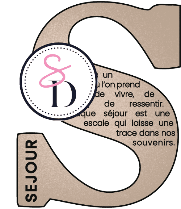 Tampon caoutchouc - LETTRE DÉFINITION S SÉJOUR - Carnet de Bord