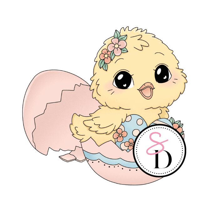 Tampon caoutchouc - Petit nid de Pâques - Les trésors de Pâques | Nouvelle récolte 