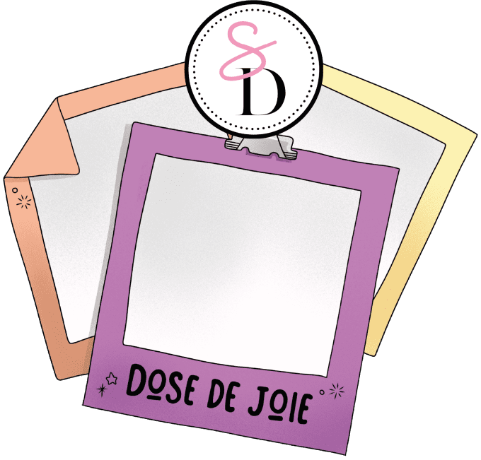 Tampon caoutchouc – Polaroid dose de joie – Ma bulle de bonheur