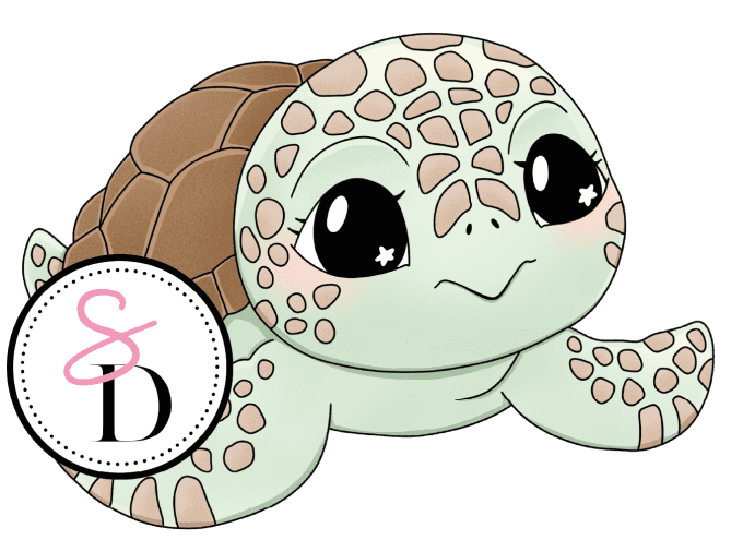 Tampon Caoutchouc – Tortue Marine – Un Air Marin