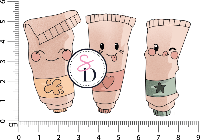 Tampon caoutchouc – TRIO DE PEINTURE FARCEURS – Au pays des artistes