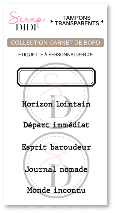 CLEAR A8 - ÉTIQUETTES A PERSONNALISER #9 - Carnet de Bord