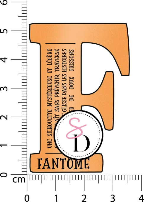 Tampon caoutchouc définition Fantôme Halloween Frissons Mexicains Scrap Didi