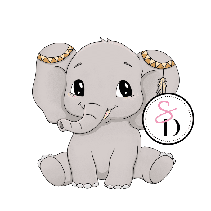 Tampon caoutchouc - Éléphant bohémien - Rêverie Bohémienne