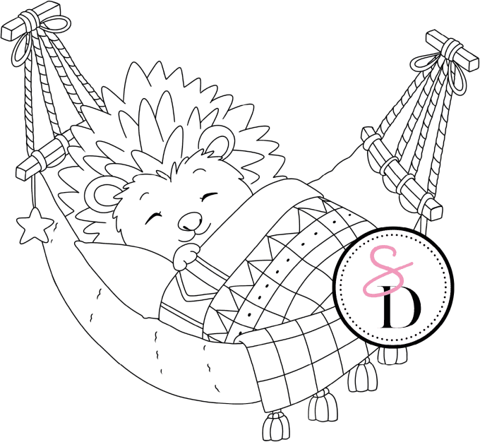 Tampon caoutchouc - Hérisson paisible - Rêverie Bohémienne