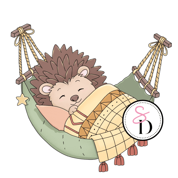 Tampon caoutchouc - Hérisson paisible - Rêverie Bohémienne