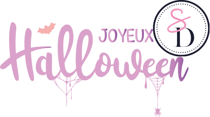 Tampon caoutchouc – JOYEUX HALLOWEEN – Doux Frissons